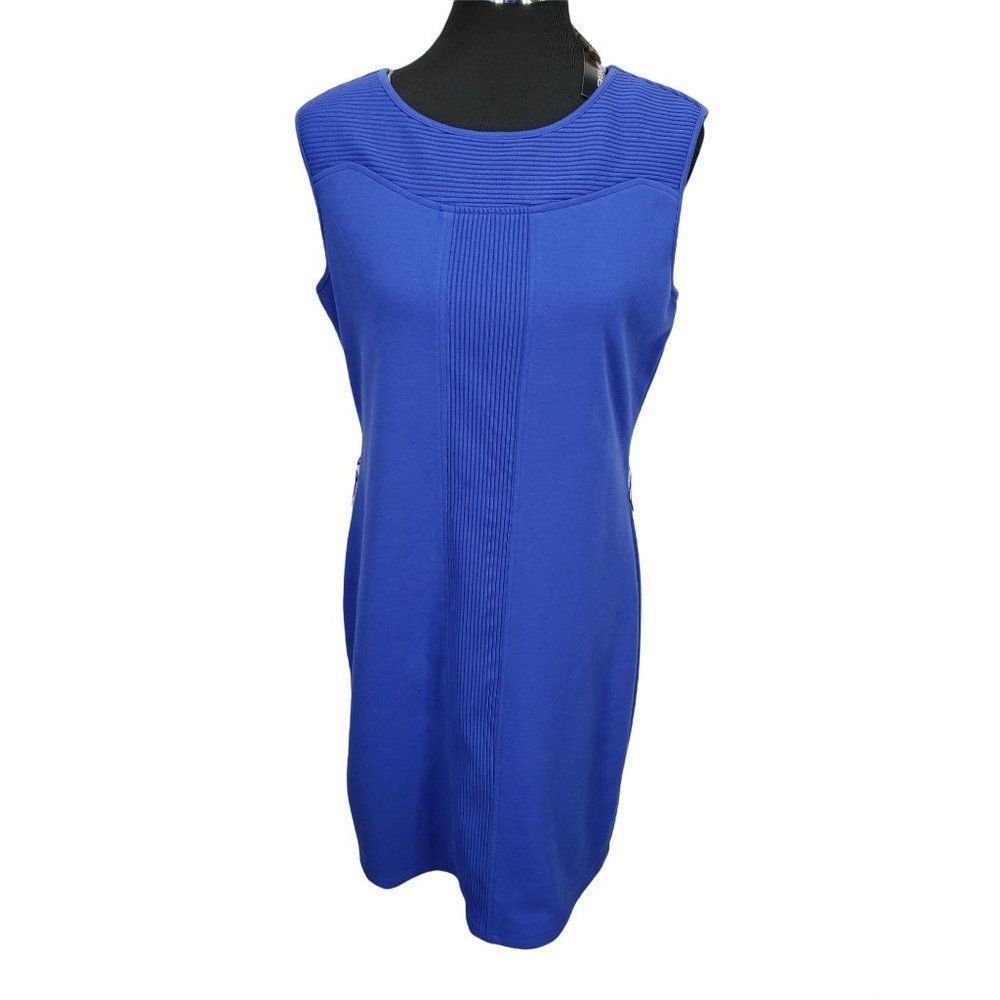 Spense Royal Blue Size 10 Sheath Style Dress